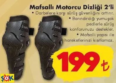 MAFSALLI MOTORCU DİZLİĞİ 2’Lİ MAFSALLI MOTORCU DİZLİĞİ 2’Lİ